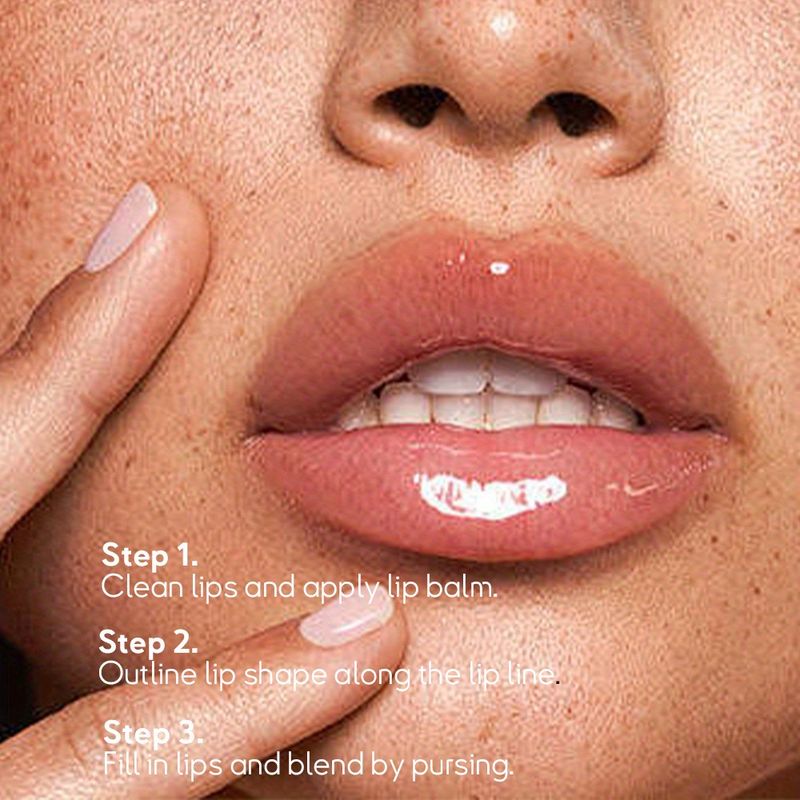 Gloss à lèvres repulpant Visual Lip Plumping - Léger et confortable - Volume instantané et longue durée, application facile_voghion.com
