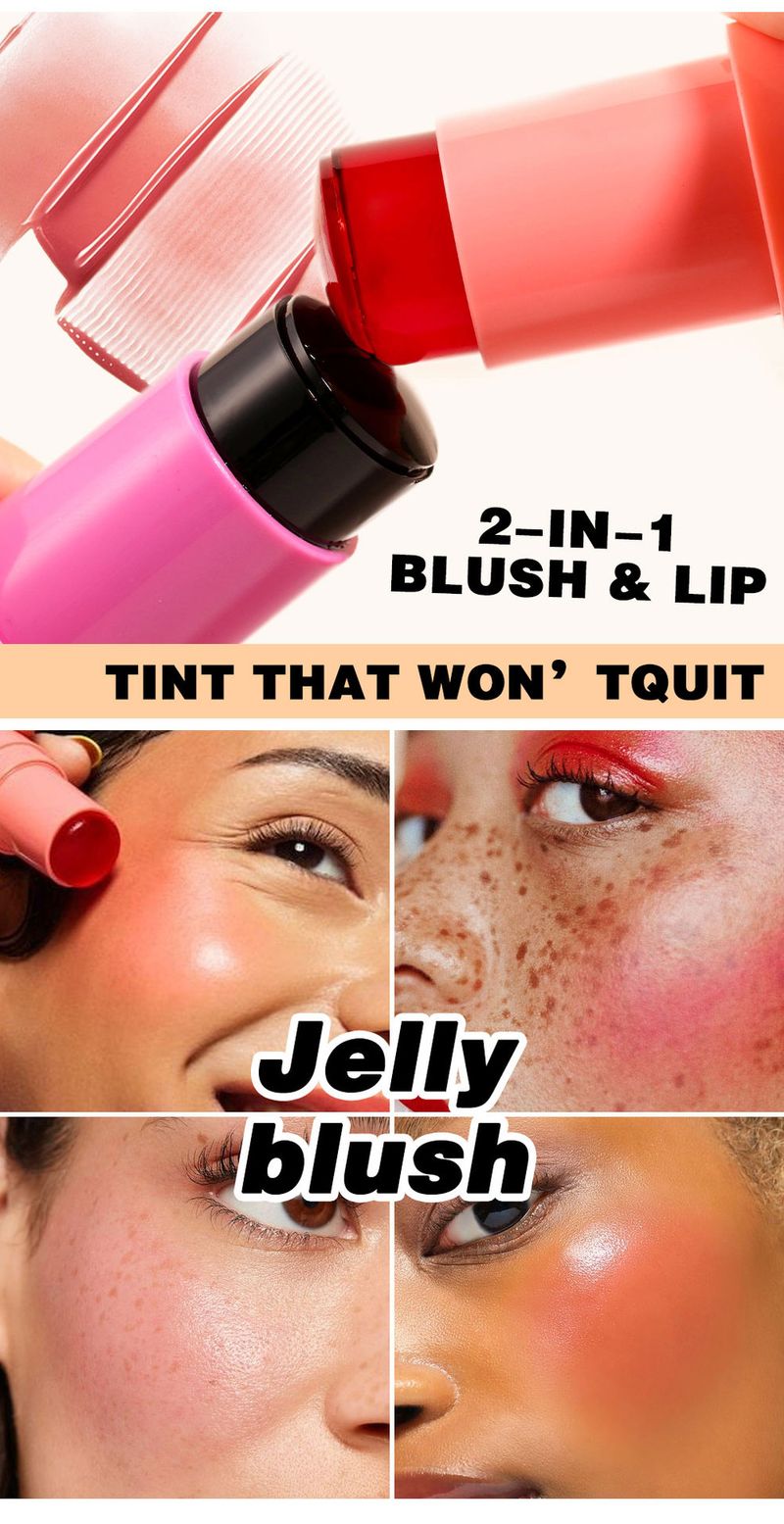 Clubday Beauty Hit Vierfarbiges Rouge Rouge Make-up Neues Produkt Matt Feuchtigkeitsspendend Q Elastic Jelly Blush Stick_voghion.com