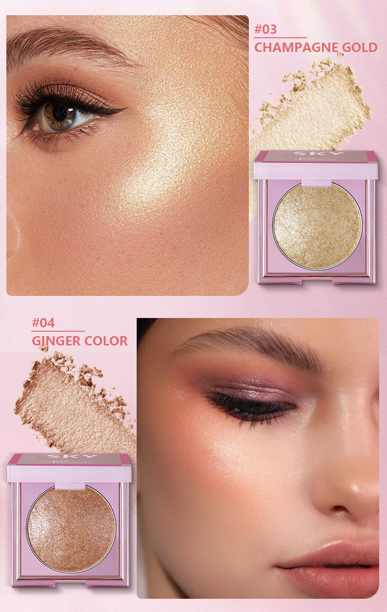 European And American High Gloss Powder Pearl Glitter Powder High Gloss Cream Matte Powder_voghion.com