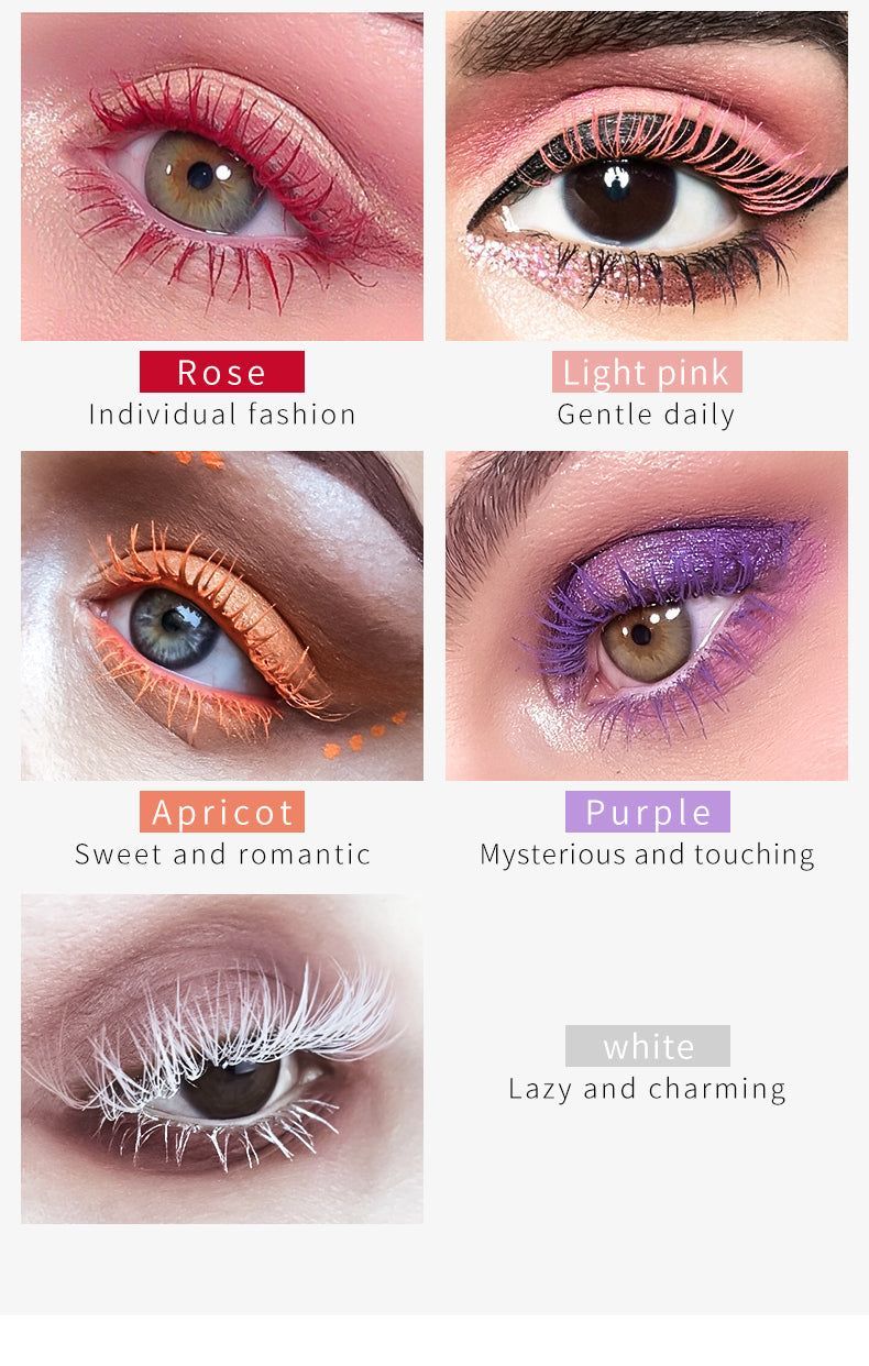 PUDAIER® Volumizing & Lengthening Colored Mascara - Color #01 Black_voghion.com