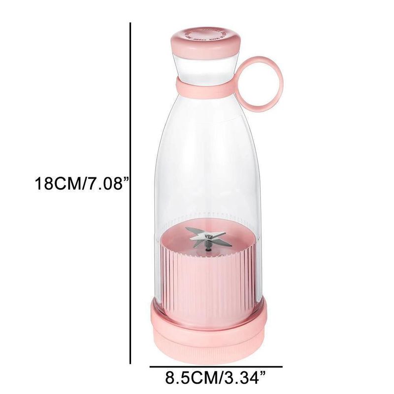 1Pcs Useful Portable Electric Mini Blender Mixer Shaker Bottle USB Rechargeable Fruit Juicer_voghion.com