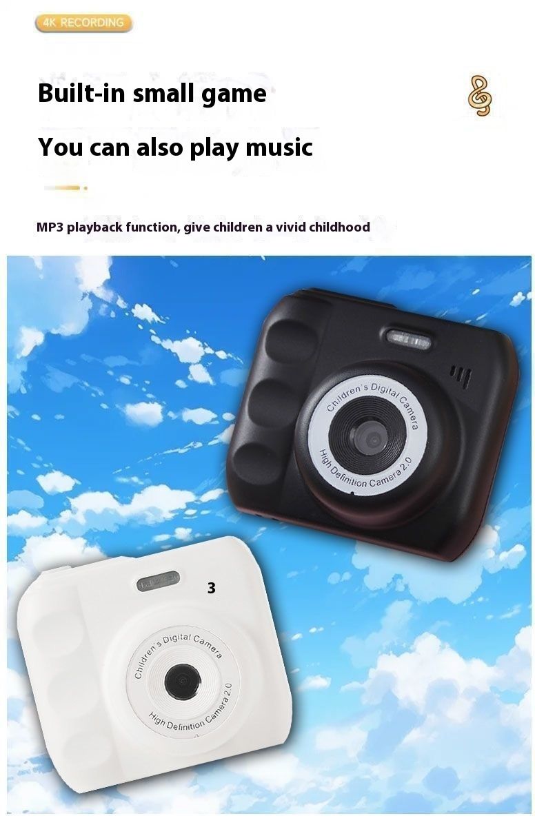 Xiaomi Youpin HD Cute Dual Digital Polaroid Student Campus Puede tomar fotografías y transferirlas a la cámara móvil_voghion.com