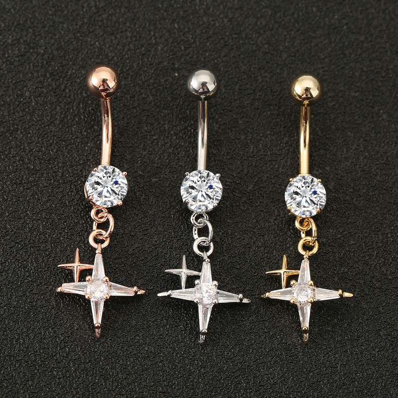 Piercing per ombelico con diamanti Flash - Gioielli per piercing scintillanti_voghion.com