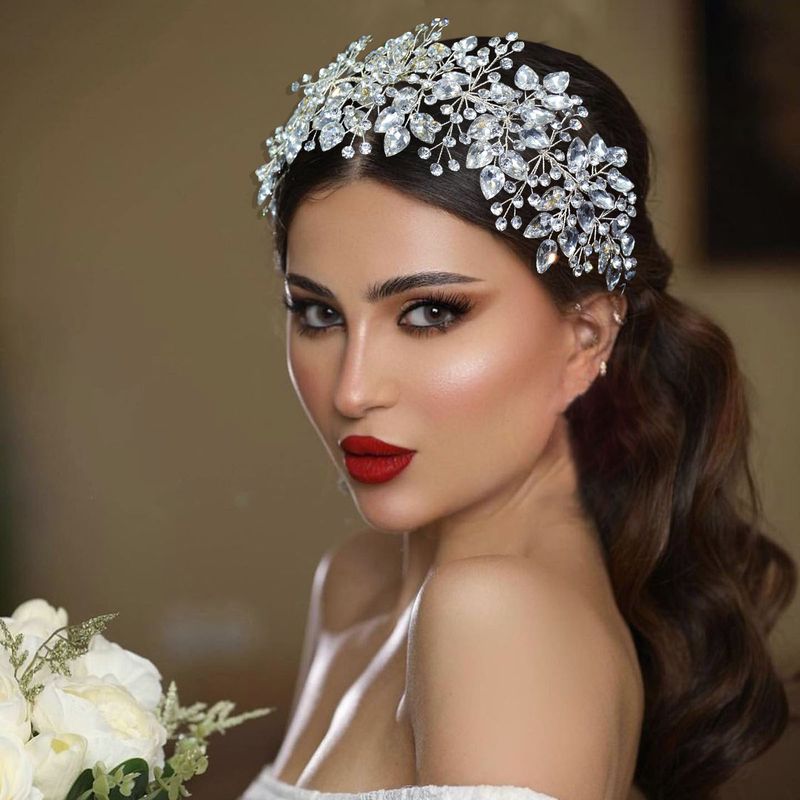 Braut Kopfschmuck Neue Strass Handgemachte Hochzeit Kleid Haarband Gedrückt Stirnband Haar Zubehör_voghion.com
