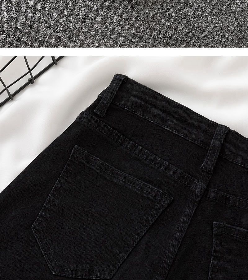 Vêtements pour femmes, couleur claire, all-match, taille haute, short en jean délavé pour femmes, jambe large, pantalon chaud coupe A, tendance, été_voghion.com