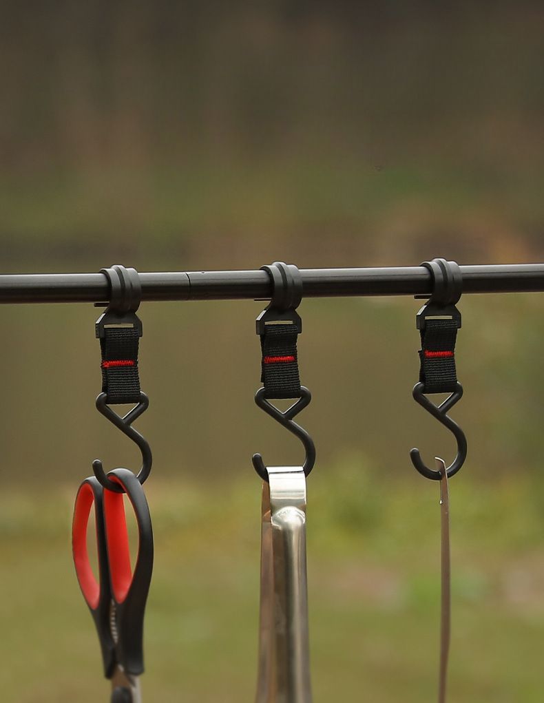 Outdoor-Rack Tragbare Lagerung Festen Haken Multifunktionale Camping Ausrüstung Zubehör_voghion.com