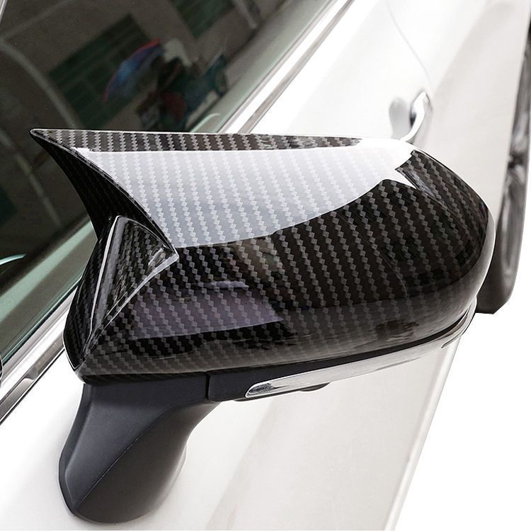 Suitable For Camry Cow Horn Rearview Modification, Dragon Replacement Decoration, Reverse Mirror Cover_voghion.com