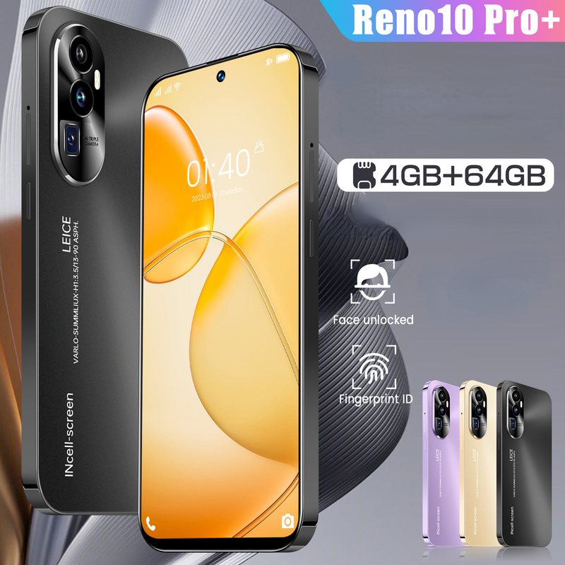 Reno10 Pro Chytrý telefon 6,8 palce 6 GB + 128 GB Paměťová karta 128 GB zdarma Odemčené mobilní telefony_voghion.com