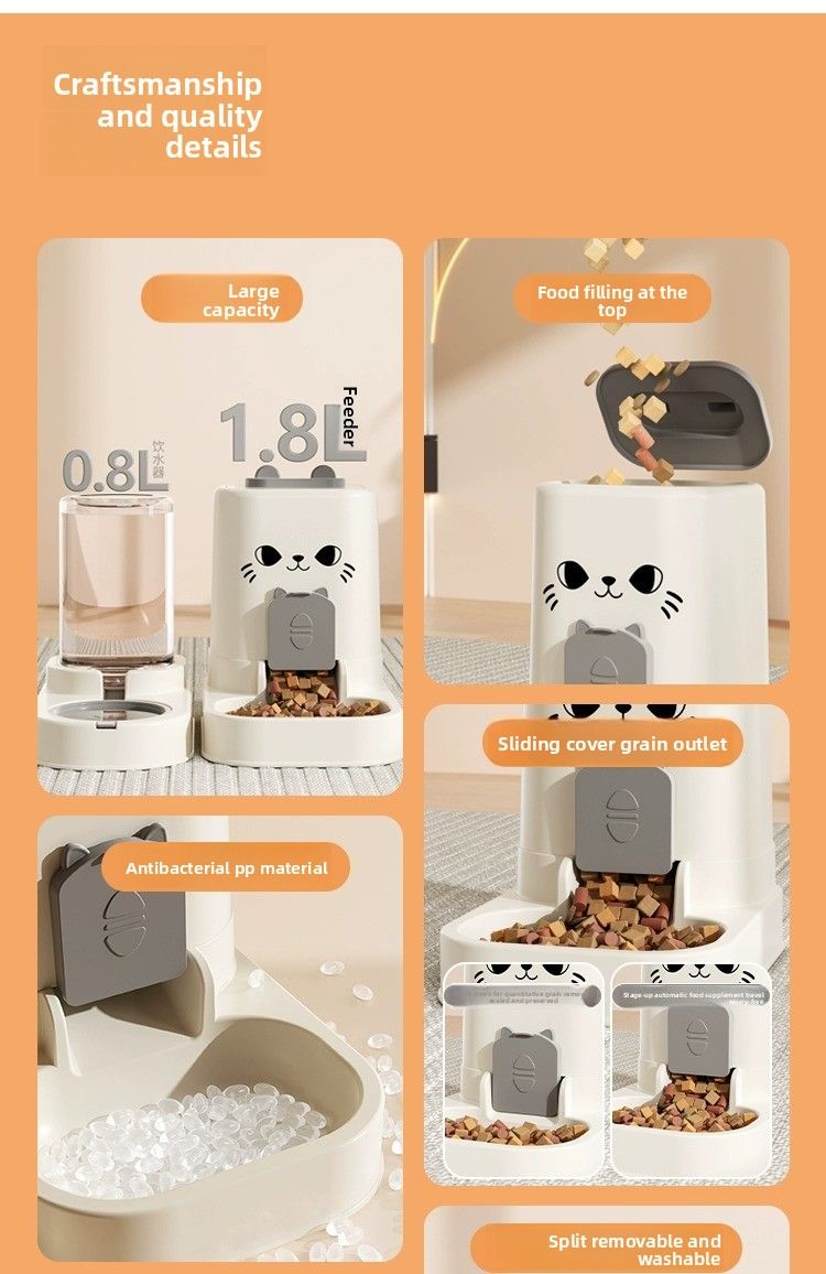 Cat Water Dispenser, Pet Automatic Feeder, Water Bowl Supplies, Dog Water Feeder, Mobile Unplugged Drinking Artifact_voghion.com