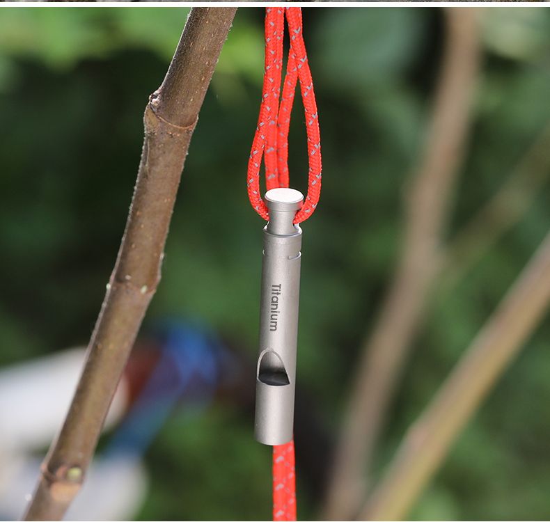 Silbato de titanio de alta frecuencia Craftsman Pure, portátil, para entrenamiento de aves, supervivencia al aire libre, rescate y acampada._voghion.com