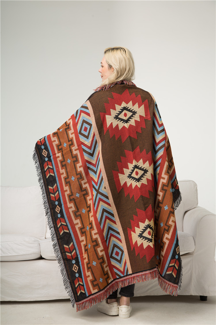 Decke im ethnischen Stil, indisches Totem, Wandteppich, Sofadecke, Stall, Kofferraumdekoration_voghion.com