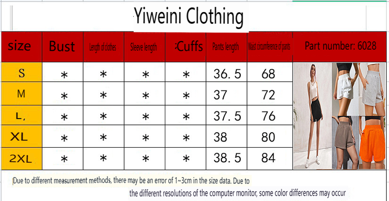 Damen-Shorts mit elastischer Taille, lockeren, weiten Beinen, einfarbig, lässig, Sport-Shorts_voghion.com