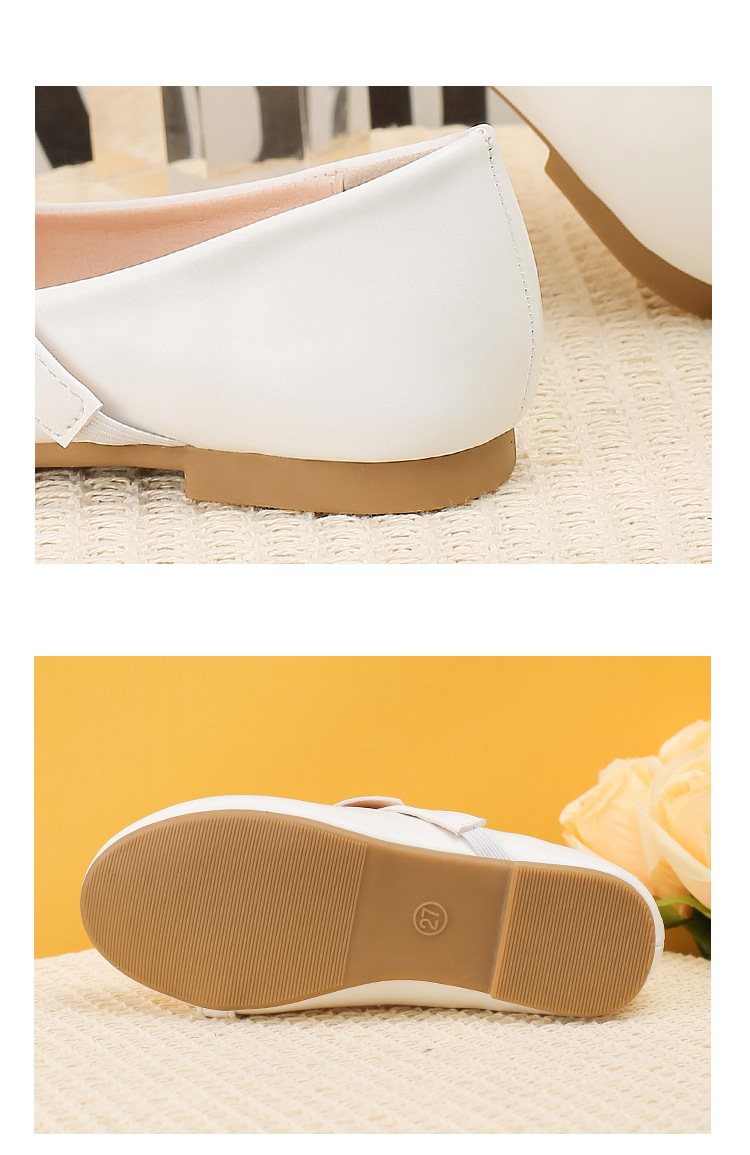Mutter & Kinder Mädchen Prinzessin schuhe Weiß fee wind kleine leder schuhe große kinder zeigen schuhe weichen sohlen einzelnen schuhe_voghion.com
