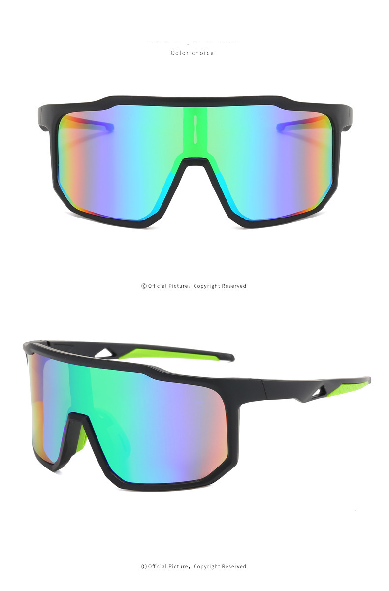 Lunettes coupe-vent unisexes Cycg pour l'extérieur, grand cadre, cycg, ski, alpinisme, route, vélo de montagne, lunettes de sport pour femmes_voghion.com