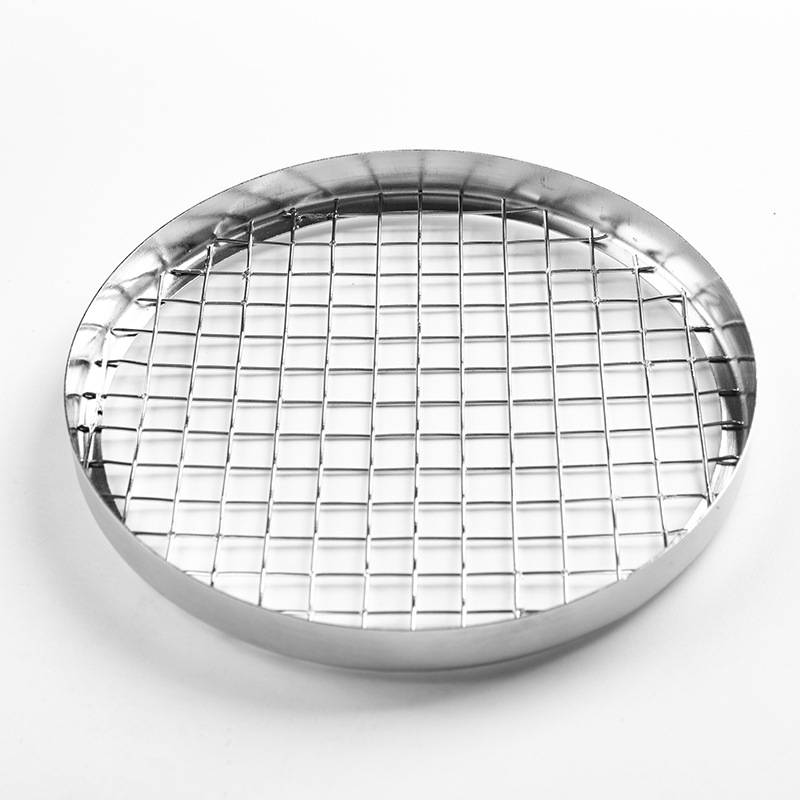 Cestino per barbecue portatile - Gabbia per barbecue rotonda per affumicare all'aperto, rete per barbecue a tamburo rotante, perfetta per cucinare e grigliare all'aperto_voghion.com