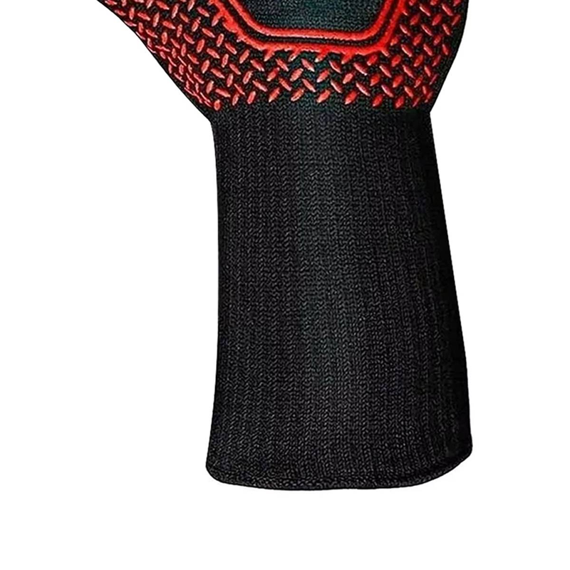 1pc Hochtemperatur-Schutzhandschuhe, beständig gegen hohe Temperaturen von 800 Grad, Silikon-Grillofen-Mikrowelle_voghion.com