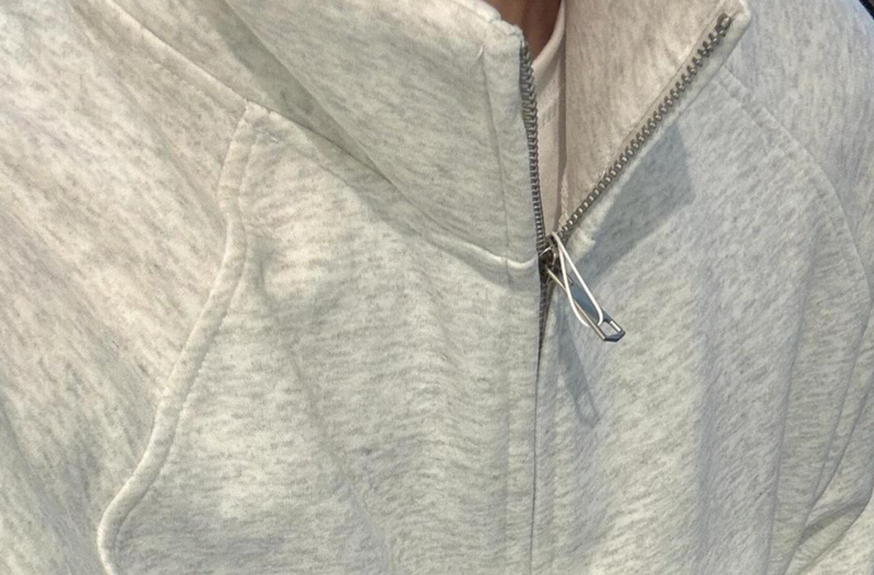 Men's Vintage Cleanfit Zip-Up Sweatshirt - Boxy Cropped Jacket With Stand Collar, Oversized Fit For Autumn & Winter_voghion.com