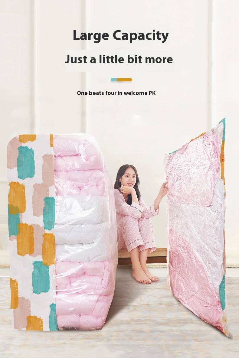 Vacuum Storage Bags - PET+PE Compression Bags For Clothes & Blankets (5 Colors & Sizes) | Space Saving Travel & Home Organization_voghion.com