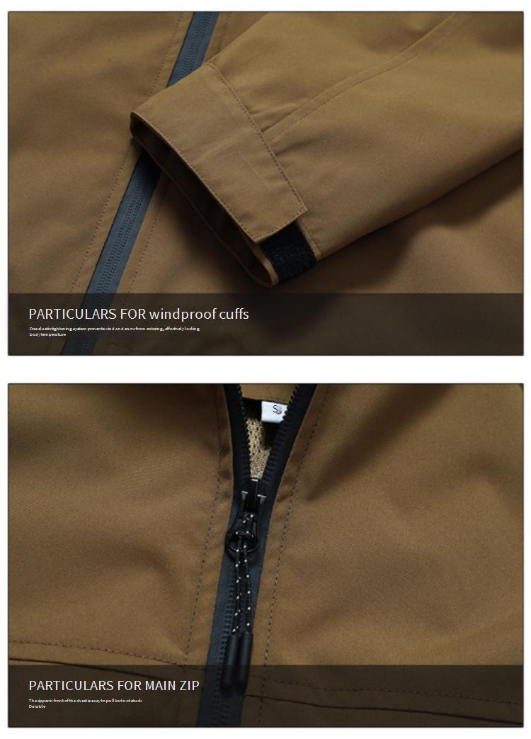 Unisex Lightweight Waterproof Windbreaker Jacket For Hiking & Outdoor Activities - Breathable, Durable & All-Season Wear (Multiple Colors)_voghion.com