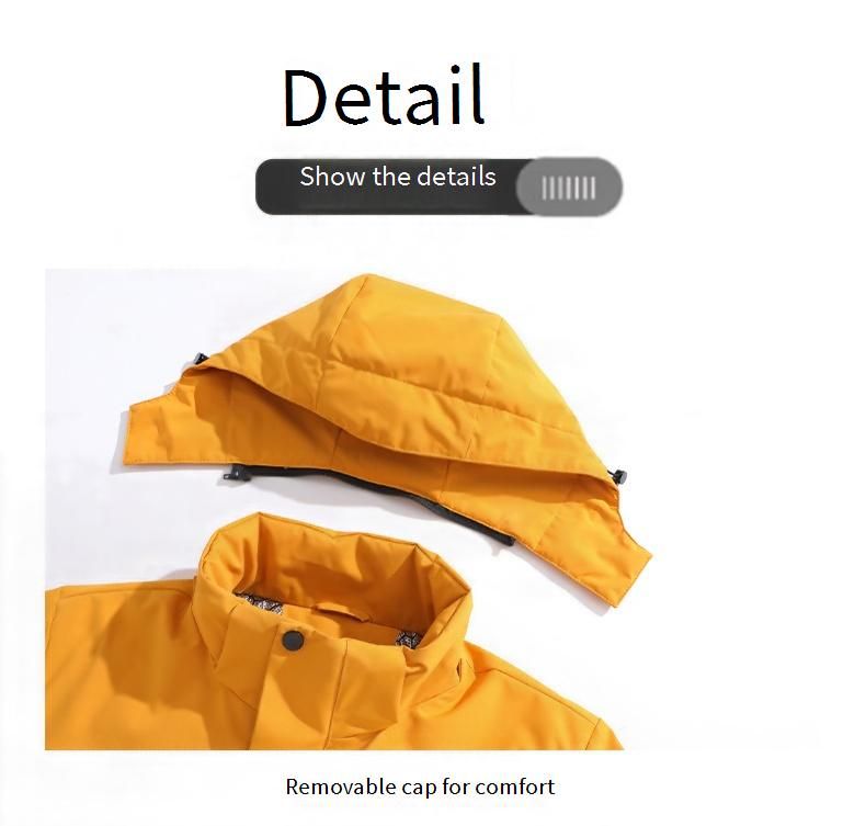 Unisex Winter Puffer Jacket – Waterproof & Windproof Coat With Detachable Hood & Multiple Pockets (M-5XL, 12 Colors For Urban & Outdoor)_voghion.com