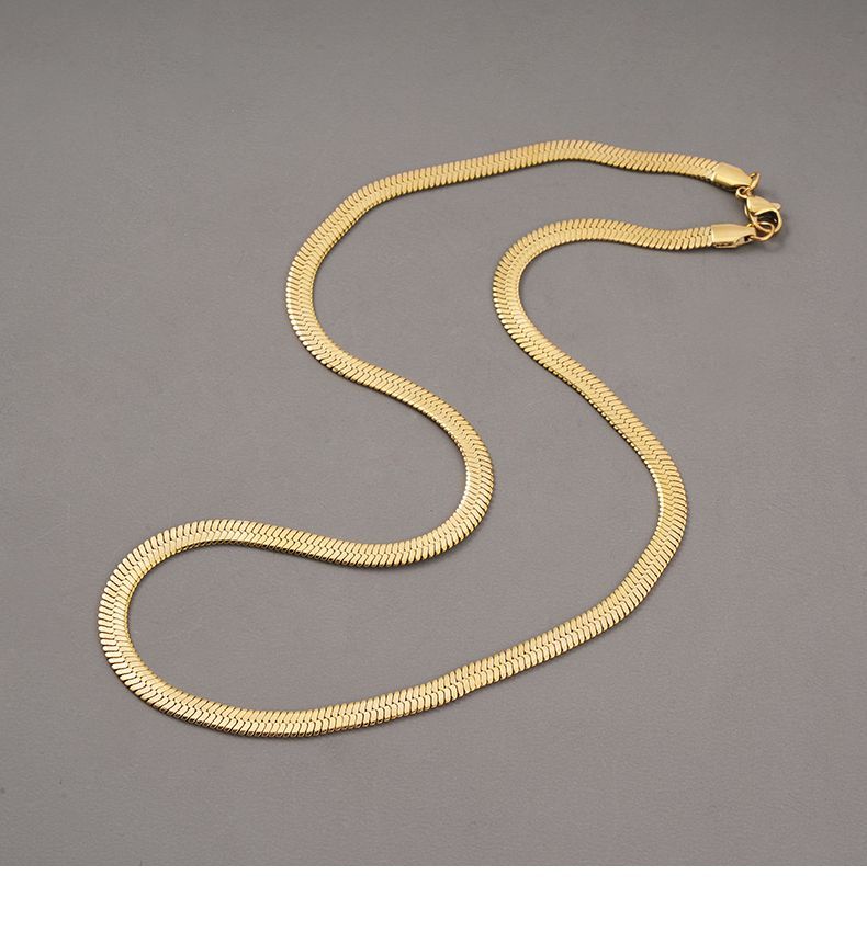 European And American Trendy Niche Items Blade Chain Light Luxury Non-Fading Necklace_voghion.com
