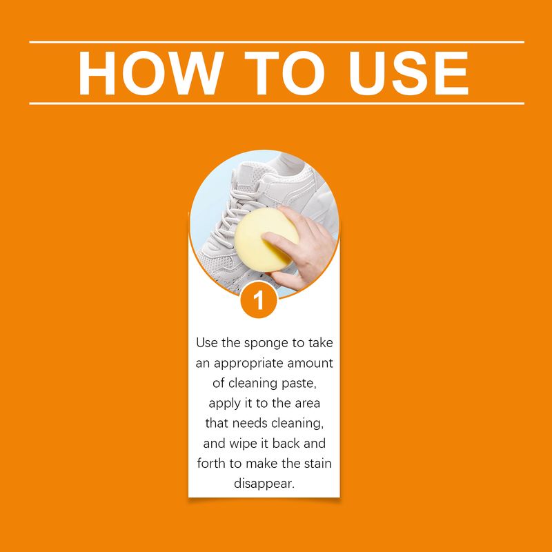 Jakehoe Multi-Functional Cleaning Cream Wash Free Clean Sports Shoes, Canvas Shoes, Small White Shoes Multi-Functional Cleaning Cream_voghion.com