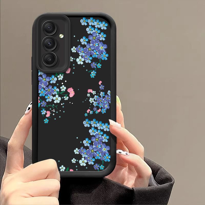 Rustikale kleine Blume für Samsung A15 54 55 51 50 53 A52S Galaxy A24 4G A71 70 73 A31 32 22 25 12 14 06 34 Silikon-Telefonkasten_voghion.com