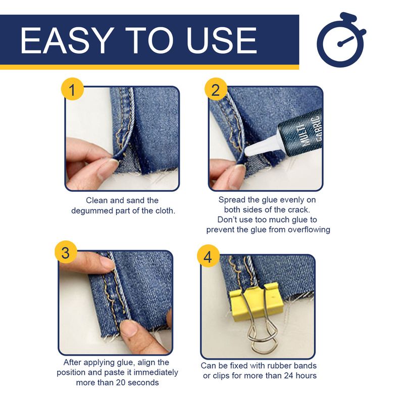 Fabric Repair Glue, Clothing Special Glue, Printing Pants Insoles, Jeans, Ripped Fabric Glue_voghion.com
