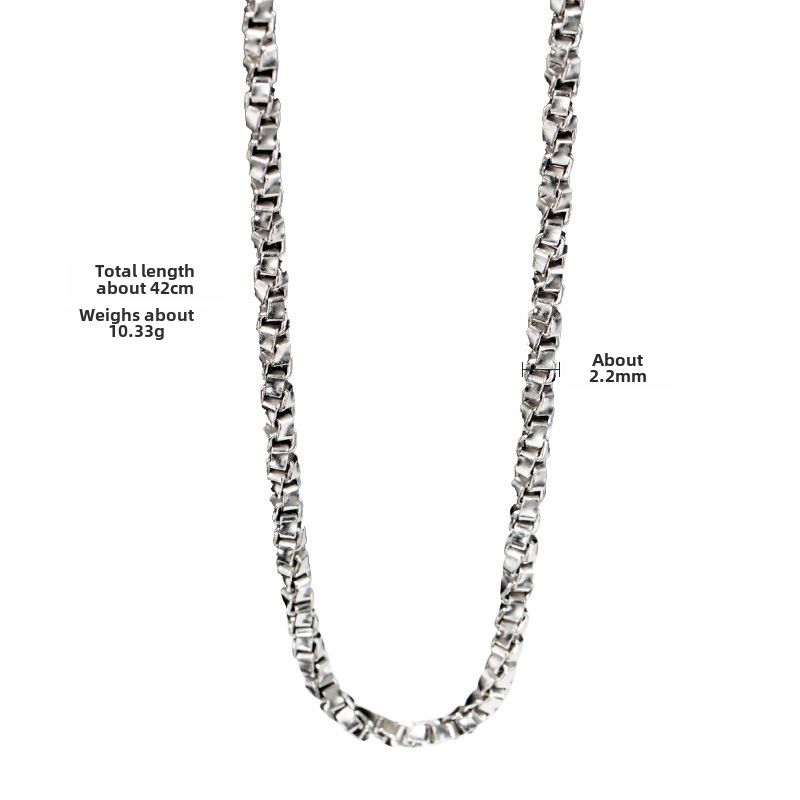 Shimmering twist chain high-grade sense niche design ins ethos Quality accessories_voghion.com