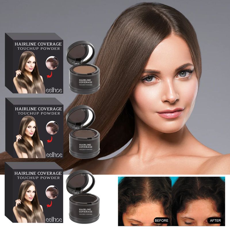 Il toner coprente EELHOE è una polvere cosmetica correttore per attaccatura dei capelli spessa, portatile e facile da applicare_voghion.com