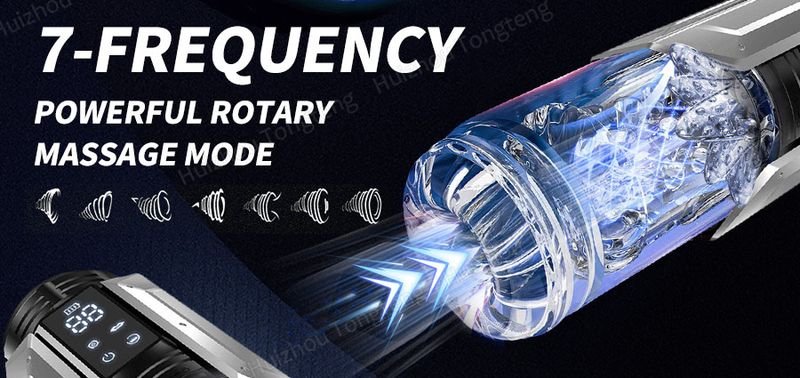 APP LED Automatic Male Masturbator Cup 7 Sucking Rotating Licking Thusting Modes Pocket Pussy Stroker Blowjob Sex Toys_voghion.com