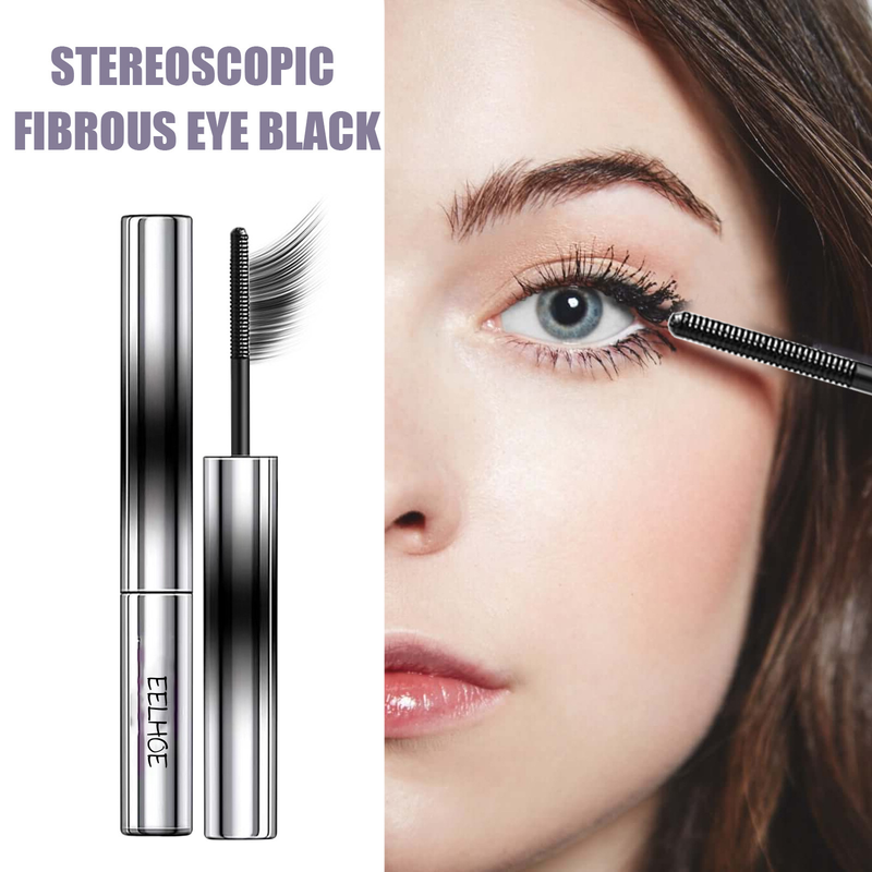 EELHOE Curling Auge schwaarz, schwaarz schéi Wimperen, natierlech, déck, Anti Schweess, Smudging, net peeling, a schlank_voghion.com