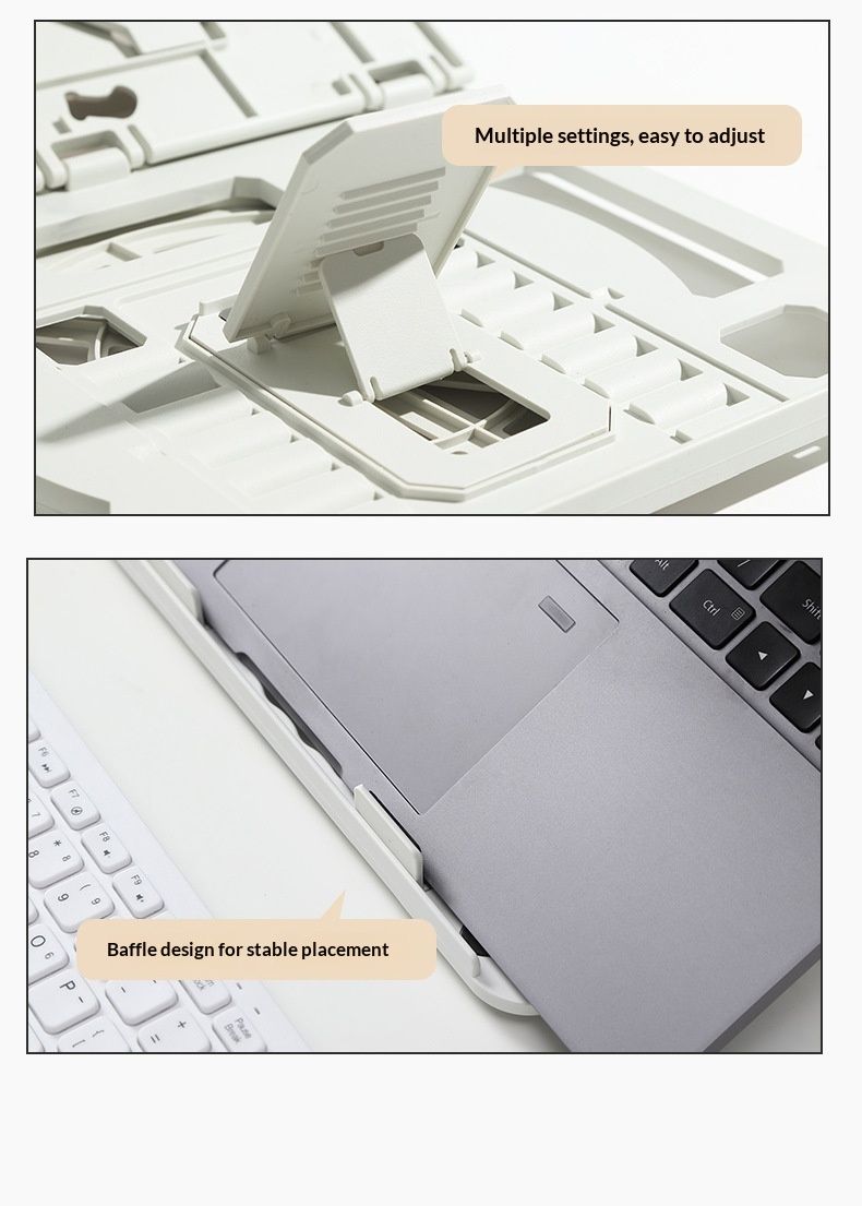 Supporto per laptop NeoGear Cartoon con regolazione dell'altezza, supporto girevole per ufficio e scrivania, previene l'affaticamento del collo per gli studenti_voghion.com