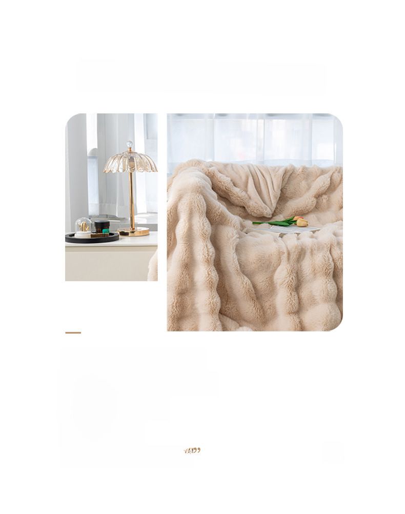 Coperta Bubble Rabbit Coperta per divano matrimoniale Coperta per aria condizionata per quattro stagioni Coperta per pisolino in ufficio Coperta di copertura_voghion.com