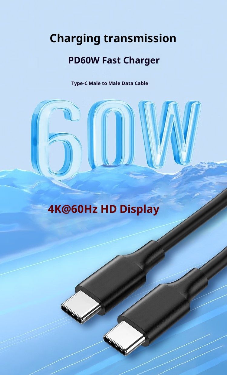 Digitex Typec Data USB3.1 Externe Harde Schijf Android Telefoon Tablet Computer Monitor PD60W Snellaadkabel_voghion.com