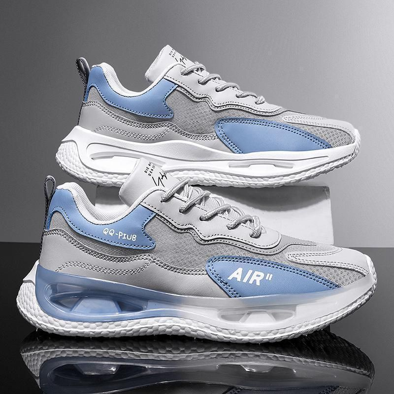 Męskie lato 2024 Nowe buty sportowe Popcorn Running Mesh dla studentów Outdoor Leisure Shoes_voghion.com
