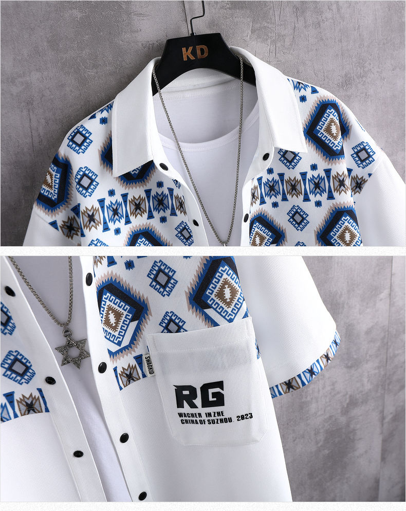 Sommer 2024 Neues Jugend-Kurzarm-Shorts-Set aus Eisseide für Sport und Freizeit_voghion.com