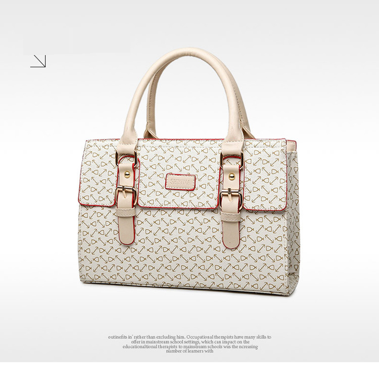 Fashion Bone Pattern Six-Piece Tote & Crossbody Bag Set For Women, Stylish & Versatile PU Handbag With Multiple Pockets_voghion.com