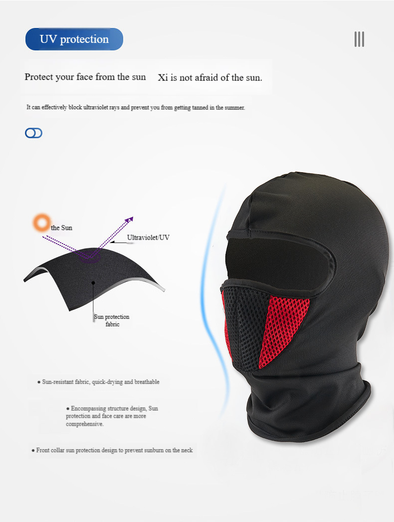 Sports Face Masks Cycling Mask Motorcycle Ice Silk Head Cover Outdoor Ski Mask Mask Hat Filter Head Cover Cap Windproof_voghion.com