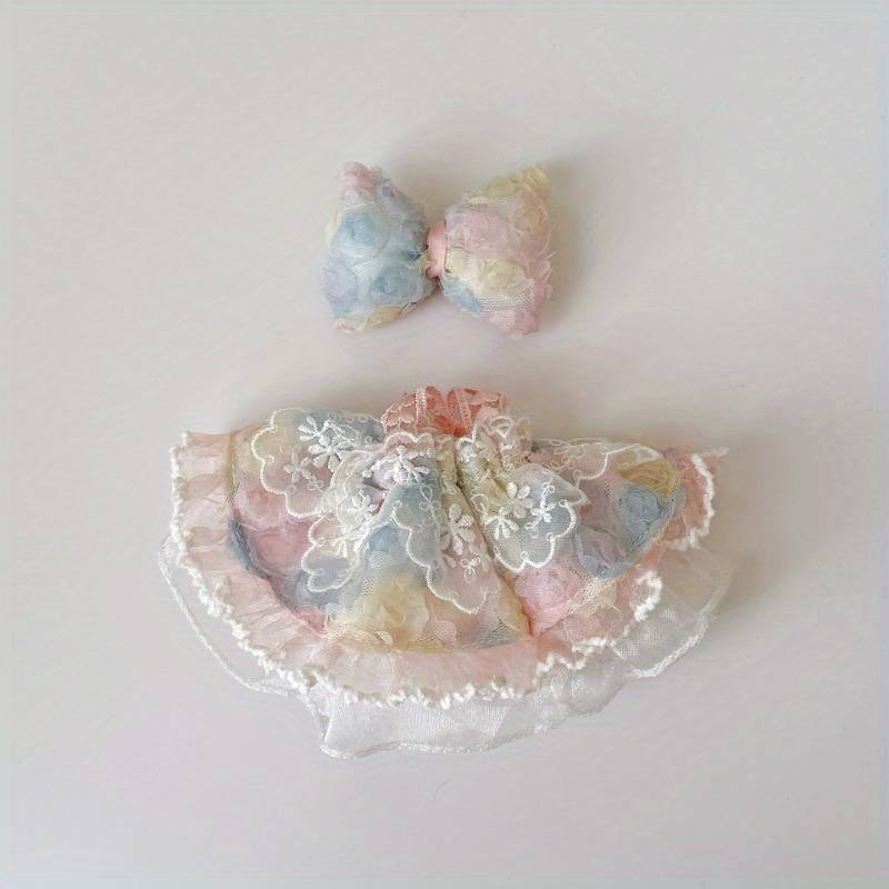 2pcs Clothing Set For Labubu,Adorable Outfits,Bows,Stylish And Entertaining Clothing Accessories,Perfect Gifts For A Daughter's Birthday_voghion.com