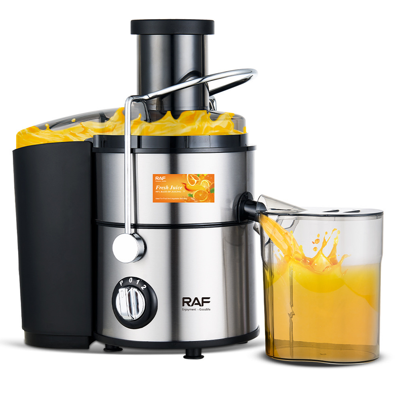 Procesador de alimentos/exprimidor de frutas para niños de acero inoxidable RAF con separación de jugo y pulpa R.2806_voghion.com