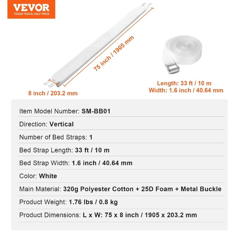 Kit convertitore con fibbia per letto contenitore King X in metallo 8W 75L_voghion.com