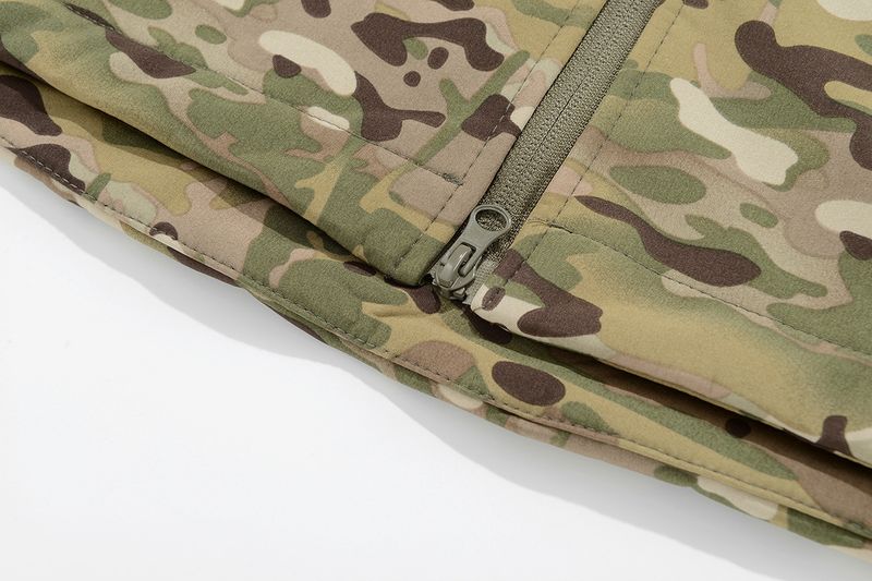Men’s Softshell Jacket – Tactical Camo Windbreaker With Fleece Lining (S-3XL, 7 Colors)_voghion.com