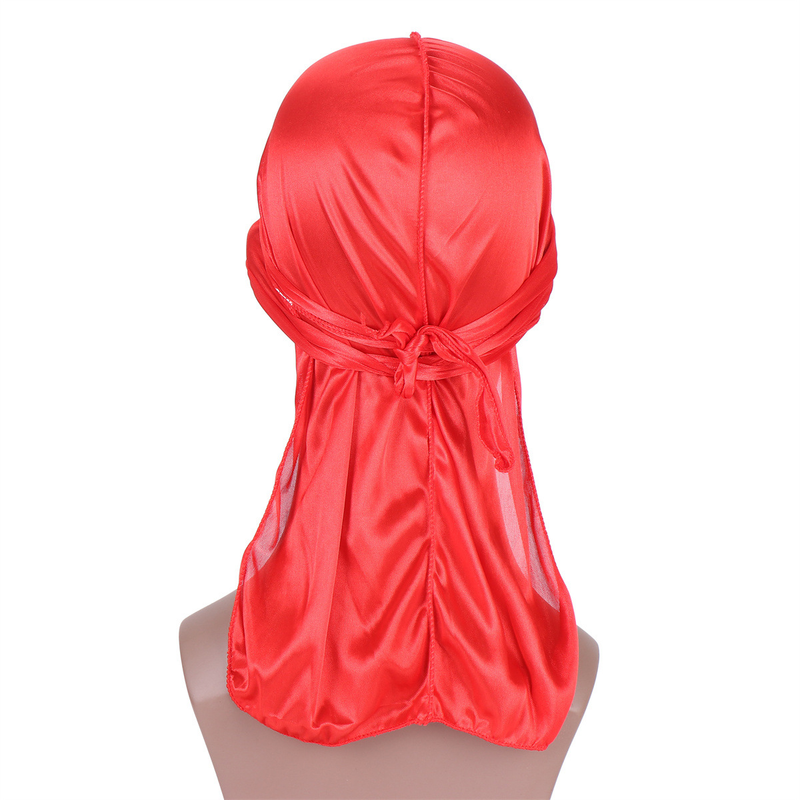 SILKY DURAG Headwear – Stretchy Long-Tail Bandana For Dance/Cycling (12 Colors)_voghion.com