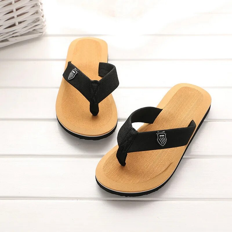 Infradito estivi Sandali da spiaggia Pantofole piatte casual antiscivolo 2023 Scarpe da casa per interni da uomo Scivoli da esterno_voghion.com