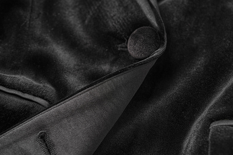 Abito nero decorato con piume a pois, giacca, top in piume di struzzo, abitino da donna_voghion.com