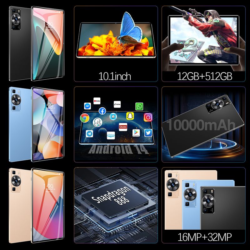 24 neue 10,1-zoll Tablet Computer Bluetooth Lernen Dual Karte Android Intelligente Anruf_voghion.com