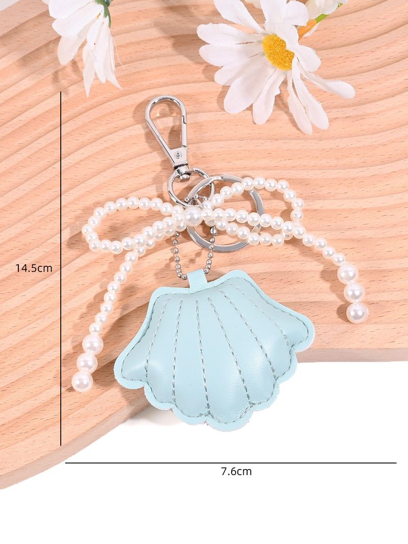 Shell Conch Pearl Tassel Keychain New Ocean Style Bag Car Key Pendant_voghion.com