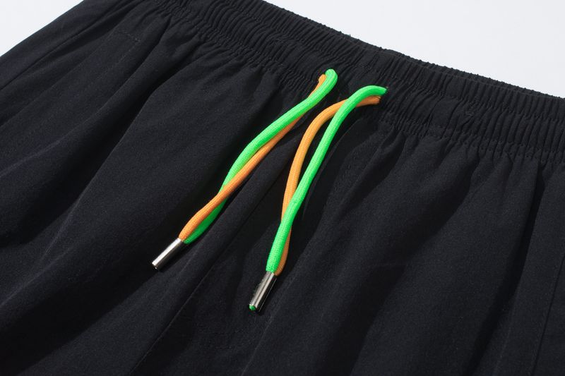 Teenage and guys Boys' outdoor stretch quick-drying shorts with five-point elastic waist running sports shorts with gradient print_voghion.com