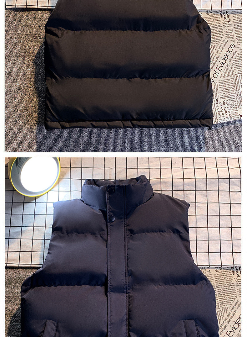 Gilet autunnali e di cotone alla moda, colletti invernali corti e ispessiti, cappotti caldi_voghion.com